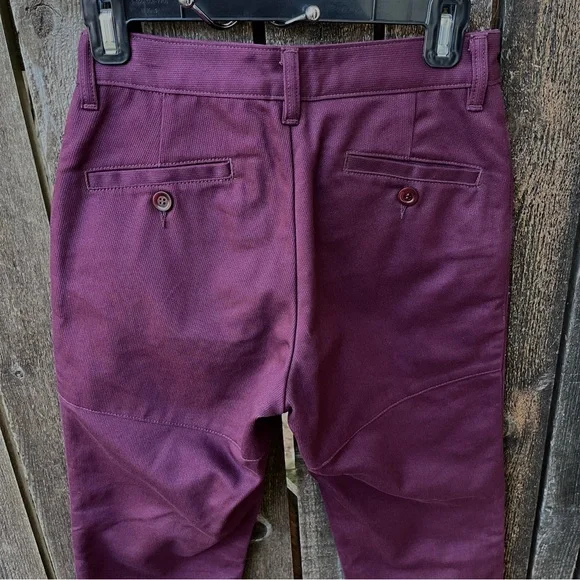 Askov Finlayson Men’s The Explorer Japanese Cotton Canvas Pant In Maroon Sz 28